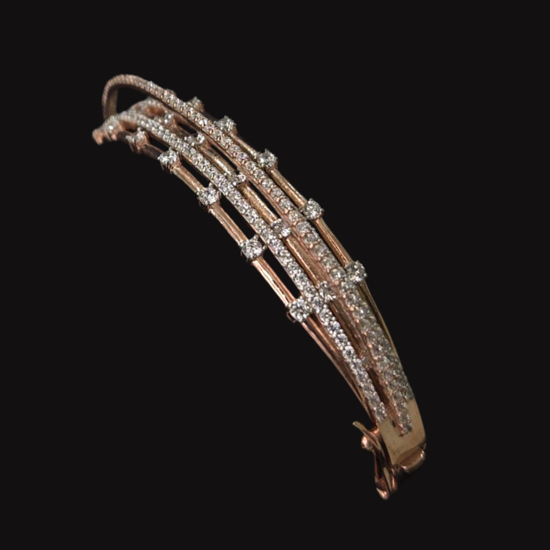 Kimtee Jewellers - Prism Crown Gold Kada